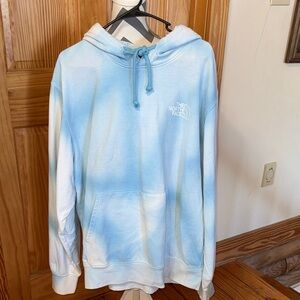 NWOT The North Face Light Blue Gradient Hoodie